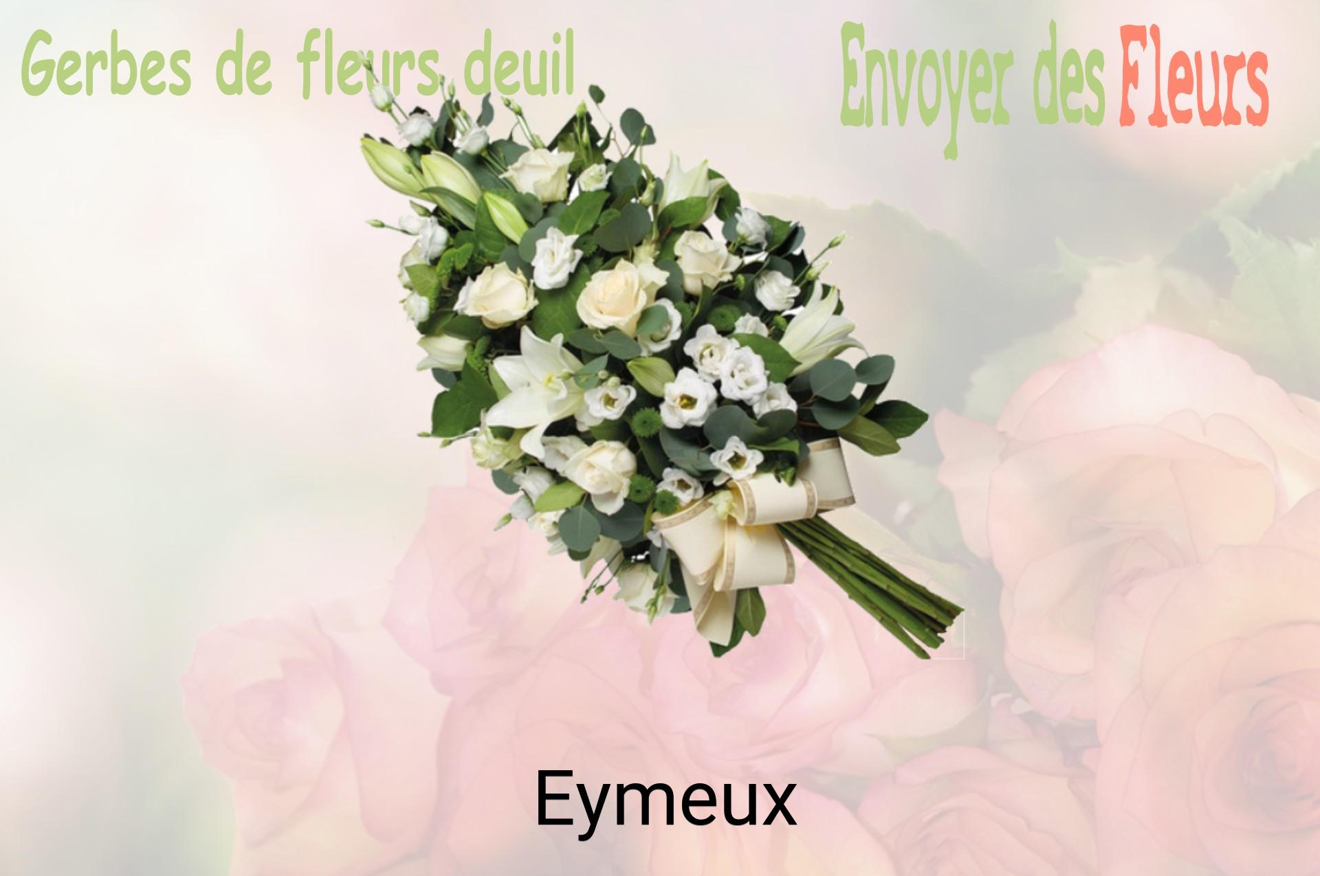 Gerbe de fleurs de deuil livrée à Eymeux